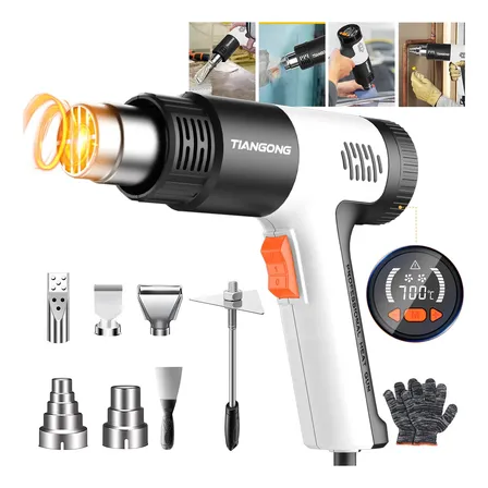 Soprador Térmico Elétrica Lcd Temperatura Ajustável 2000w