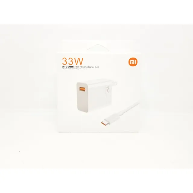 Cargador Original Xiaomi Turbo 33w + Cable Usb Tipo C 33w Turbo