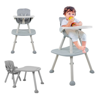 Silla Periquera Alta Para Comer De Bebé Convertible 2 En 1 Silla Periquera Alta Para Comer De Bebé Convertible 2 En 1