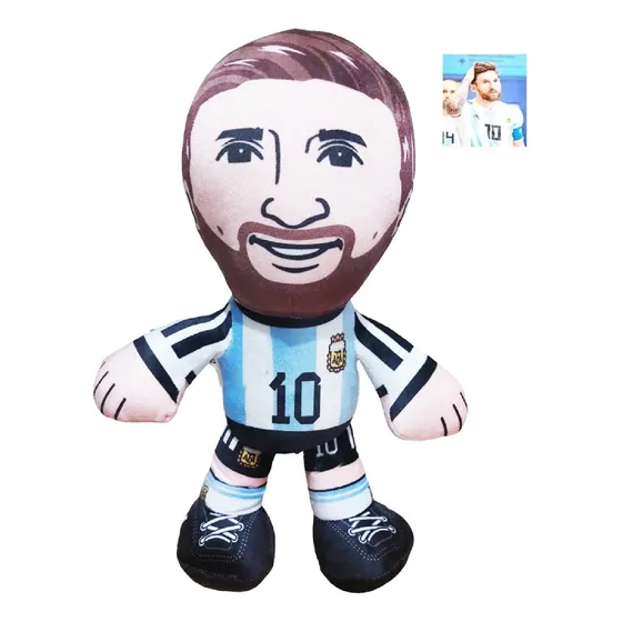Lionel Messi Peluche Con Saludos De Cumpleaños