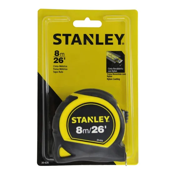 Flexómetro Global Plus Stanley 8 Metros