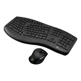 Klipx Kit Teclado Mouse Ergonomico Inalambrico Con Scroll Klipx Kit Teclado Mouse Ergonomico Inalambrico Con Scroll