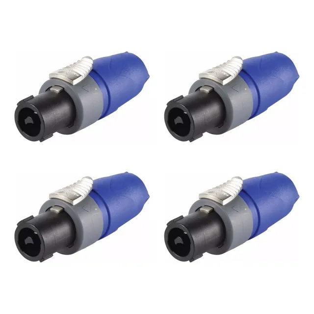 Ficha Speakon Artekit Macho 4 Contactos Tipo Neutrik X 4u.