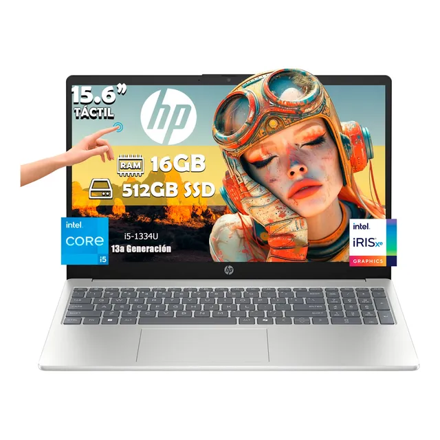 Laptop Hp 15-fd0150wm Core I5-1334u 512gb 16gb Ram Touch