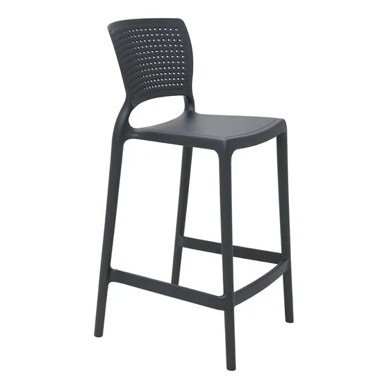 Silla Residencial Alta Grafito 64cm. Safira