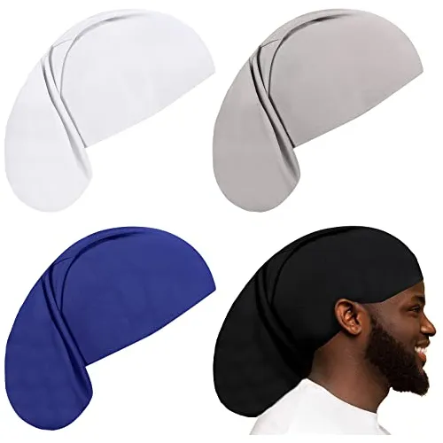 4 Piezas Unisex Dreadlock Cap Long Hair Dreads Head Bnpd8