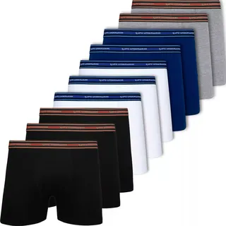 Kit 10 Cuecas Lupo Boxer Masculinas Atacado Box 523 AlgodĂŁo Kit 10 Cuecas Lupo Boxer Masculinas Atacado Box 523 AlgodĂŁo