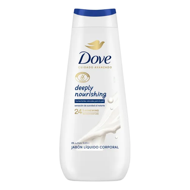 Jabón líquido Dove jabon de baño fresca dosificador