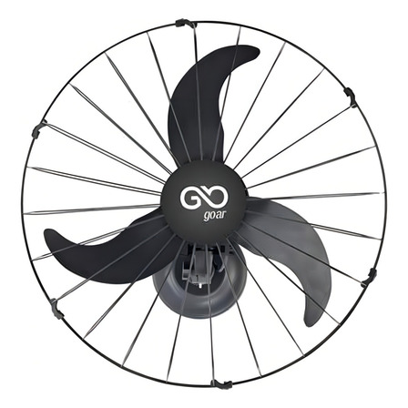 Ventilador De Parede V60 Preto Goar 60cm 220v Potência 150w Ventilador De Parede V60 Preto Goar 60cm 220v Potência 150w