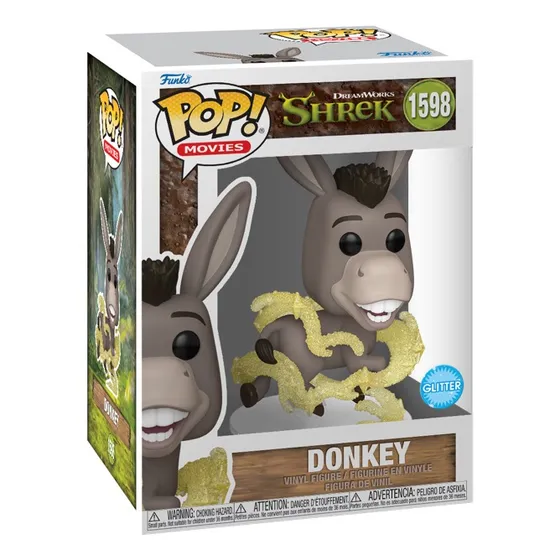Funko Pop Shrek Donkey Glitter #1598