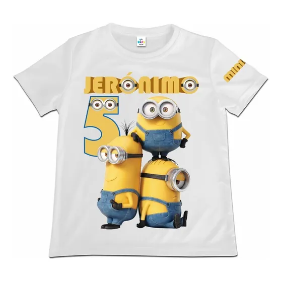 Franela Camisa Niño Niña Minnios En Poliester