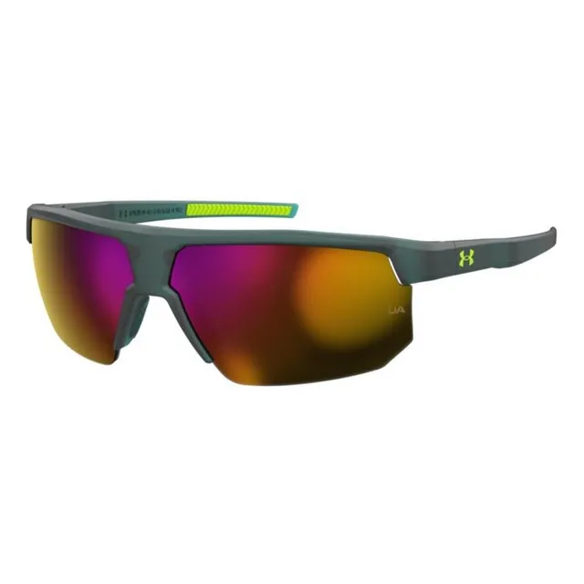 Lentes De Sol Under Armour Ua Driven/g Lente Amarillo Varilla Gris Oscuro Armazón Gris Oscuro Diseño Deportivo