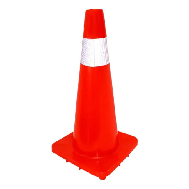 Cono Pvc C/cinta Reflectante 18 Pulgadas