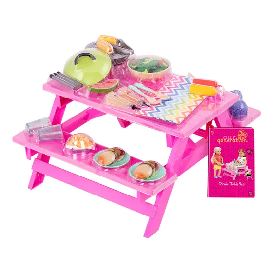 Our Generation - Set Mesa De Camping Con Accesorios