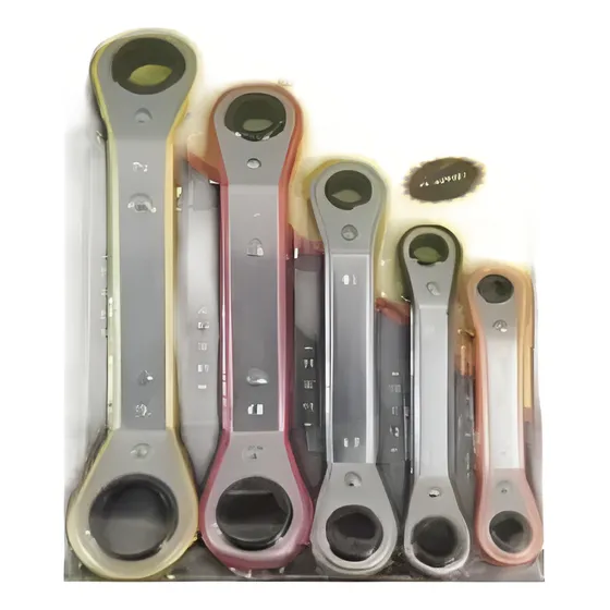 Juego De Llaves Tipo Ratchet Milimetricos Exxel