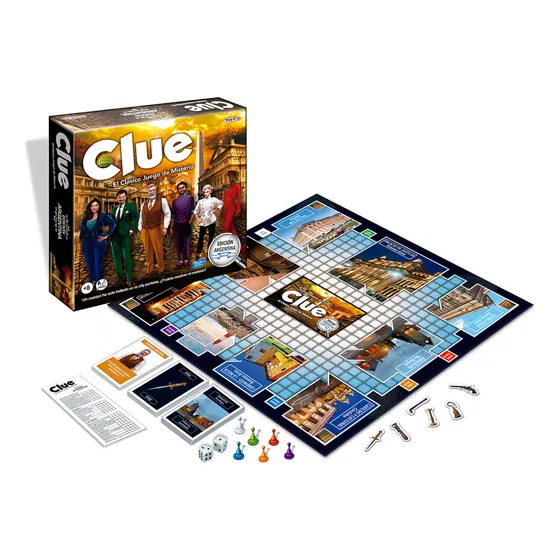 Clue Argentina Juego De Mesa Clásico Familiar