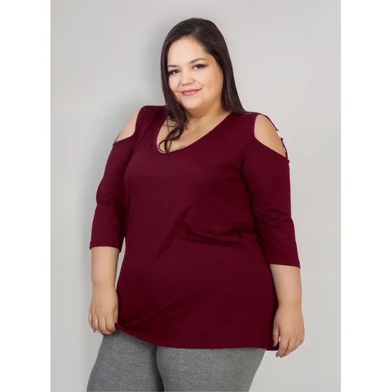 Remera Kavachi Mujer Modal Amplia Moderna
