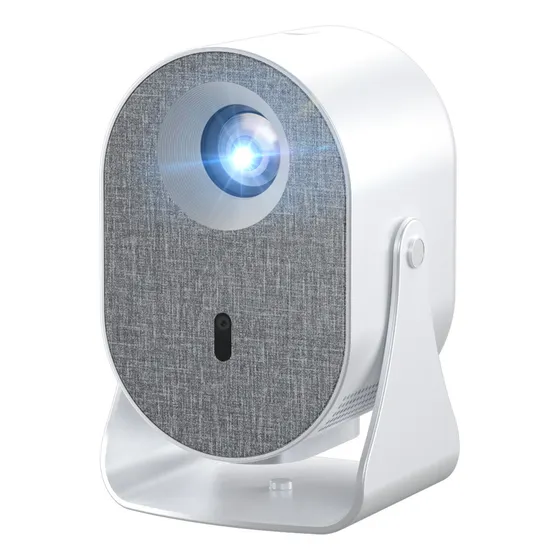 Projetor Portatil Data Show Mini Selado Tv Android/ios Bluetooth Full Hd Cor Branco 127/220v