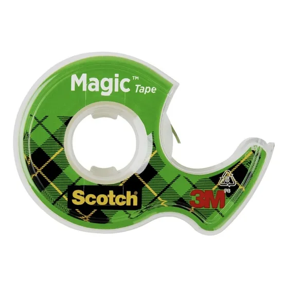 Scotch Cinta Mágica Invisible Con Dispensador Pack 2 Unidade