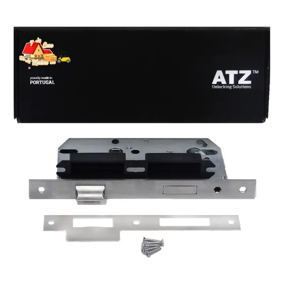 Cerradura Atz Para Embutir 60mm Acero Inoxidable