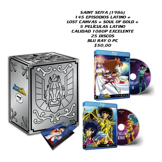 Anime Saint Seiya / Caballeros Del Zodiaco Serie Completa Hd