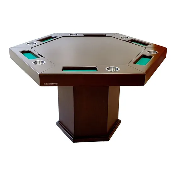 Mesa De Poker O Cartas Hexagonal - Bago