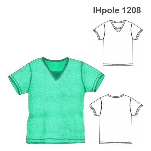 Moldesunicose Patrón Polera Niño Papel Escote Doble