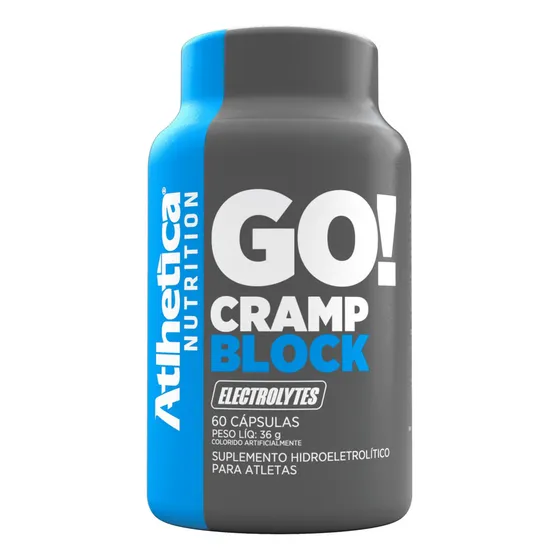 Atlhetica Nutrition - Go! Cramp Block 60 Capsulas - Sem sabor