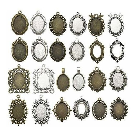 Dijes Colgantes Base Bandeja Oval Camafeos 2 Tonos X 20u Dijes Colgantes Base Bandeja Oval Camafeos 2 Tonos X 20u