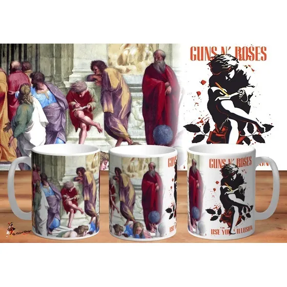 Taza Guns N Roses Use Your Illusion 4k Art