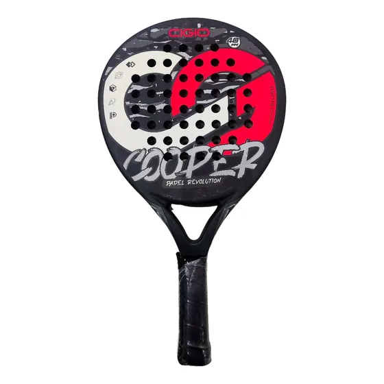 Cigio Cooper 2023 Paleta de pádel color negro y rojo