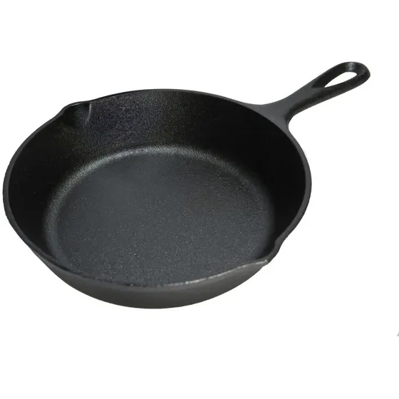 Sarten Lodge Resistente De Hierro Fundido 26 Cm Durable Color Negro