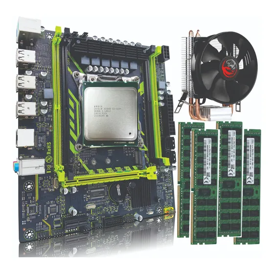 Kit: Xeon 2689 + 32gb Ddr3 + Placa Mãe + Cooler Rgb