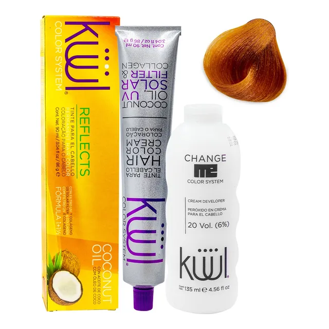 Tinte Profesional En Crema Kuul Varios Tonos Reflectores