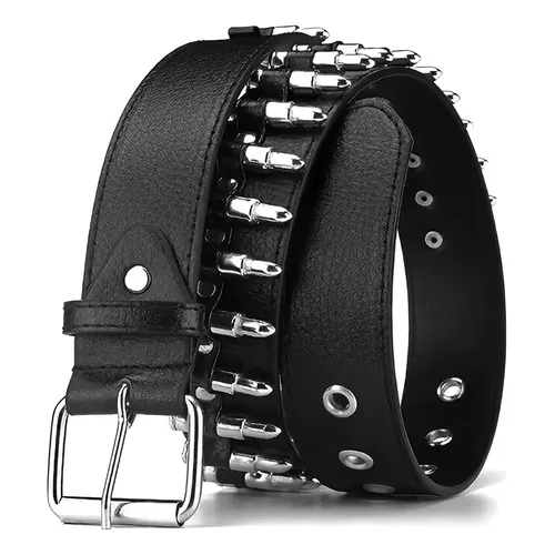 Bj3485#black Buckle + Black Suit (men's Genuine Leather Belt