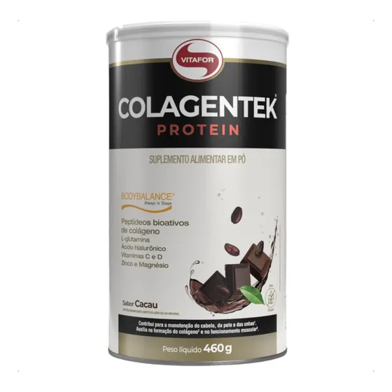 Suplemento Com Colágeno Colagentek Protein Cacau 460g Vitafor