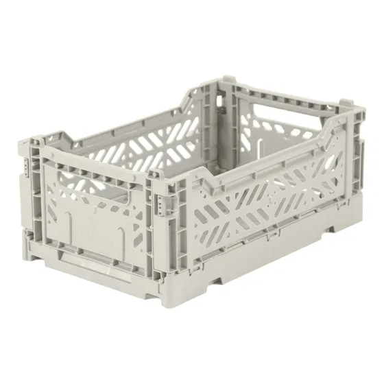 Canasto Mini Ay-kasa Aykasa Plegable Apilable Light Gray (gris Claro)