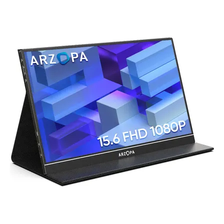 Monitor Arzopa Portátil S1 15.6 Con Parlante 1080p Color Negro