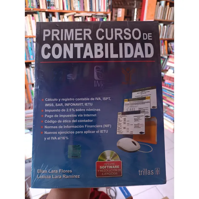 Libro Primer Curso De Contabilidad - Elias Lara Flores