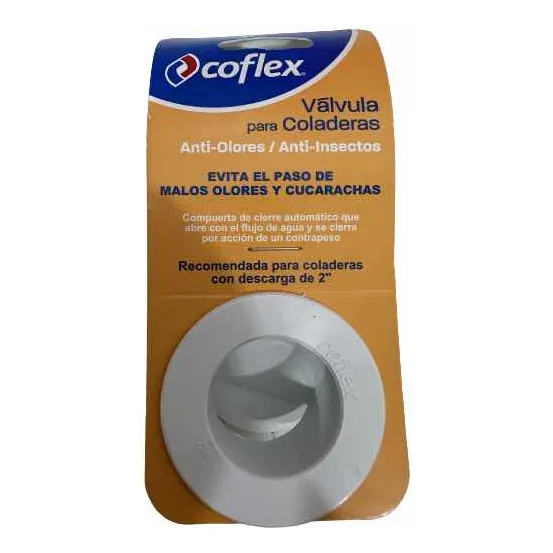 Válvula Anti Olores Para Rejillas Centro Piso Baños Coflex