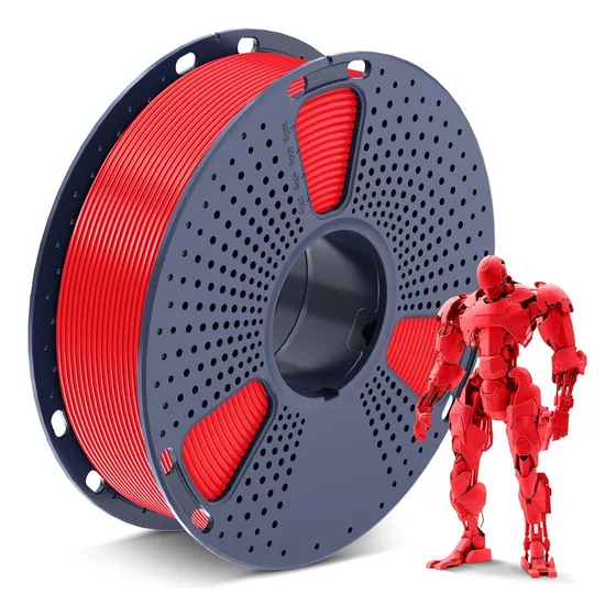 Filamento Pla Sunlu Para Impresora 3d De 1.75 Mm Y 1 Kg Color Rojo