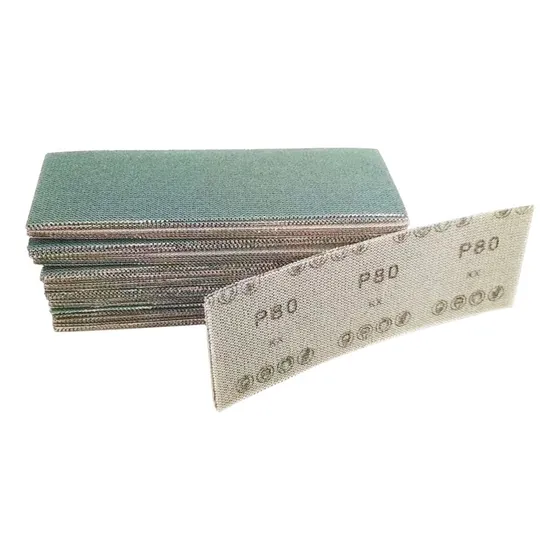 Dm Retangular Verde Grade Areia 70/198mm Para Mirka