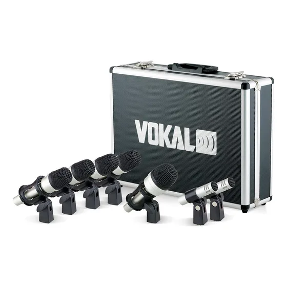 Kit De Microfone P/ Bateria Vokal Vdm7 (7 Peças)