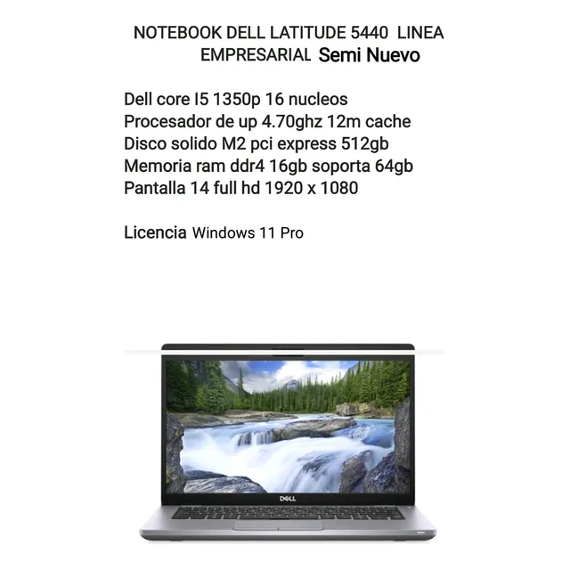 Dell Latitude5440 Perfecto Estado