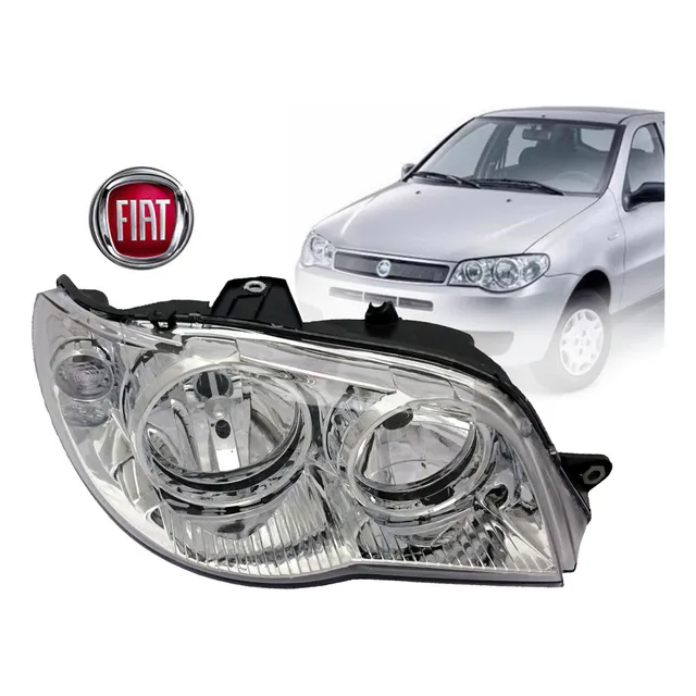 Faro Derecho Delantero Para Fiat Palio Fase 2 2005
