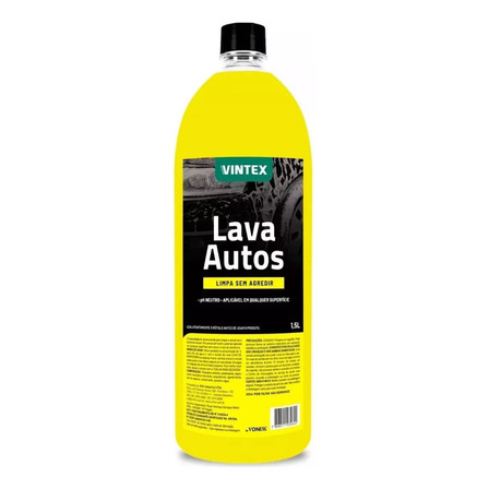 Lava Autos Vintex 1,5l Concentrado Neutro Shampoo Automotivo Lava Autos Vintex 1,5l Concentrado Neutro Shampoo Automotivo
