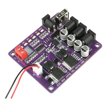 Placa Mini Ups 40w 11.1v Usb Para Router Violeta Oscuro