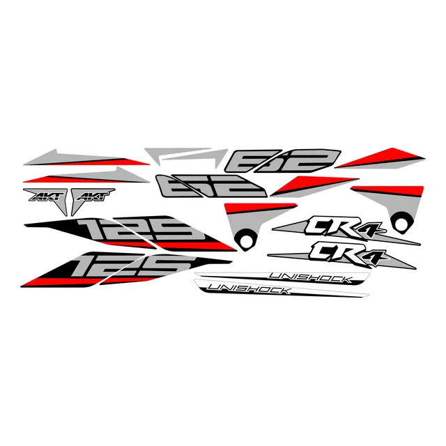 Kit De Calcomanias Akt Cr4 125 / 165