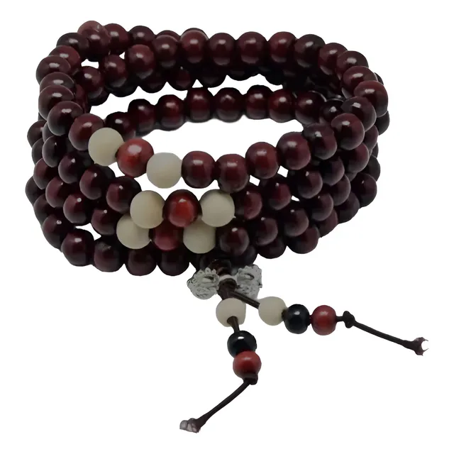 Japa Mala Meditación Yoga Budismo 108 Cuentas De Sándalo 