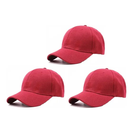 Gorras Unicolor Al Mayor Rojas